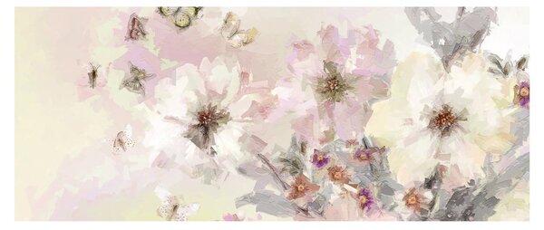 Slika - Slikano cvijeće (120x50 cm)