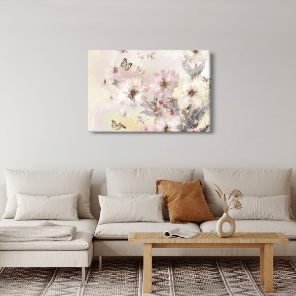 Slika - Slikano cvijeće (90x60 cm)
