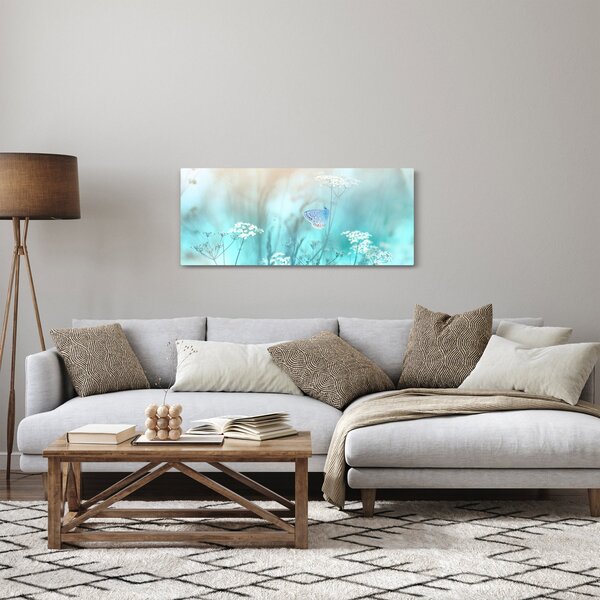 Slika - Leptirić u plavom (120x50 cm)