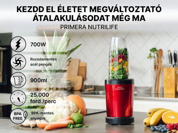 Ekstraktor hranjivih sastojaka Nutrilife Primera crveni