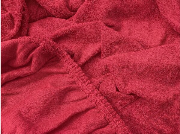 Frotirna plahta PREMIUM crvena 180x200 cm