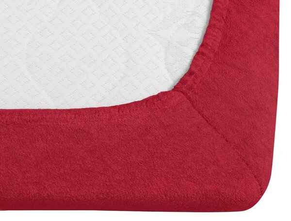 Frotirna plahta PREMIUM crvena 180x200 cm