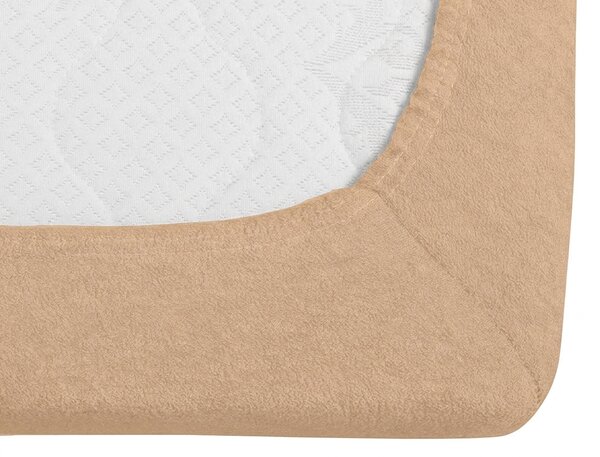 Frotirna plahta PREMIUM bež 140x200 cm