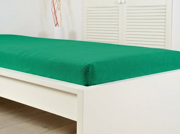 Frotirna plahta za dječji krevet PREMIUM 60x120 cm mentol
