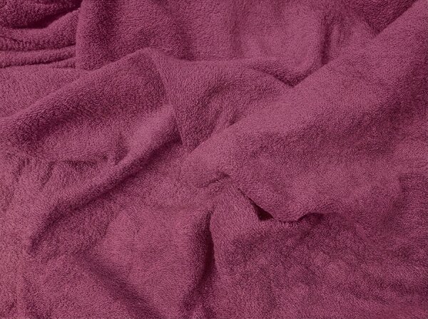 Premium frotirna plahta za dječji krevetić 60x120 cm bordo