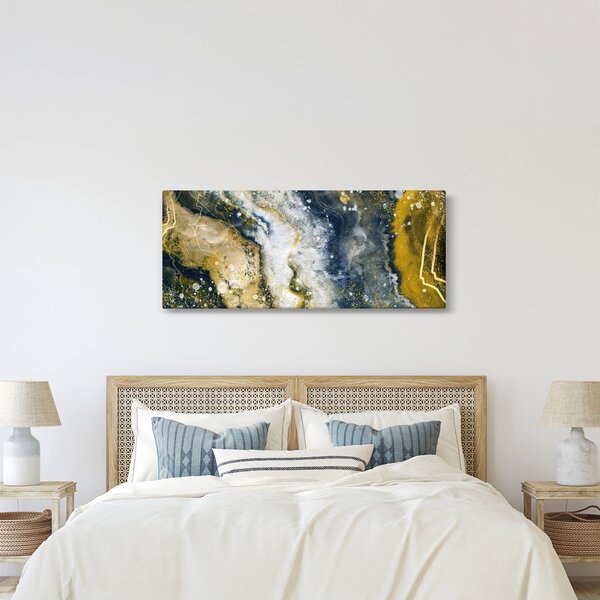 Slika - Zlatna apstrakcija (120x50 cm)
