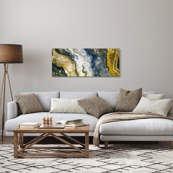 Slika - Zlatna apstrakcija (120x50 cm)