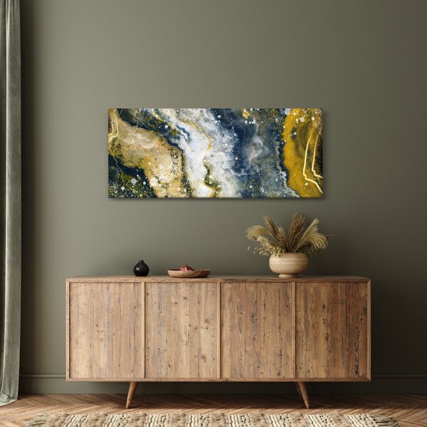 Slika - Zlatna apstrakcija (120x50 cm)