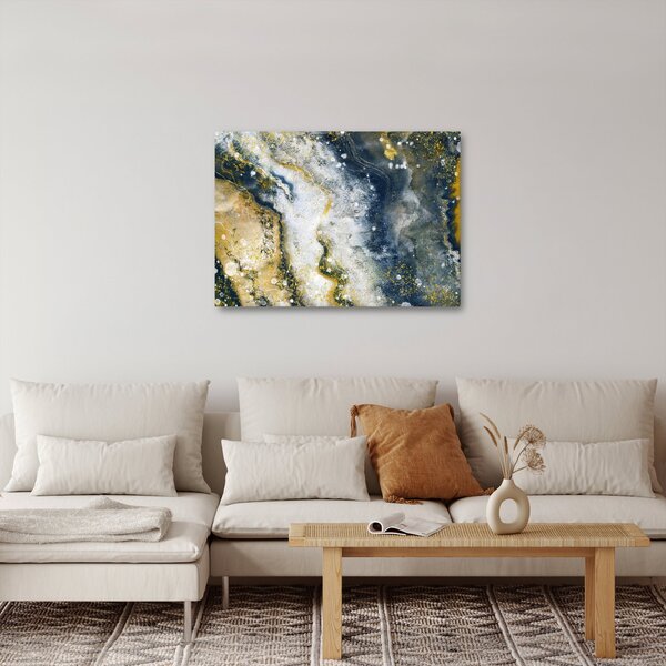 Slika - Zlatna apstrakcija (70x50 cm)