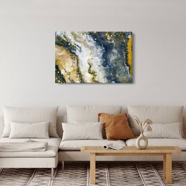 Slika - Zlatna apstrakcija (90x60 cm)
