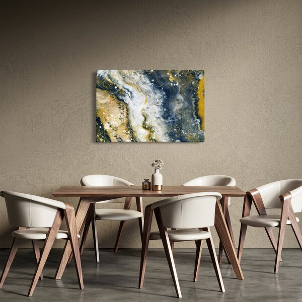 Slika - Zlatna apstrakcija (90x60 cm)