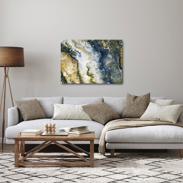 Slika - Zlatna apstrakcija (70x50 cm)