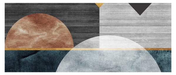 Slika - Oblici i teksture (120x50 cm)