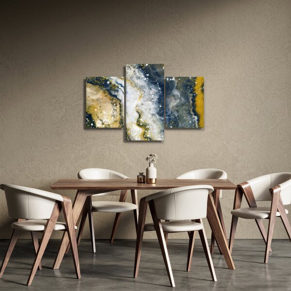 Slika - Zlatna apstrakcija (90x60 cm)