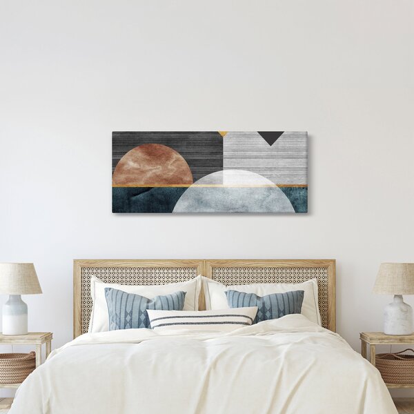 Slika - Oblici i teksture (120x50 cm)