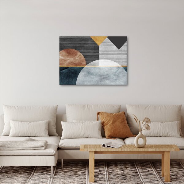 Slika - Oblici i teksture (70x50 cm)