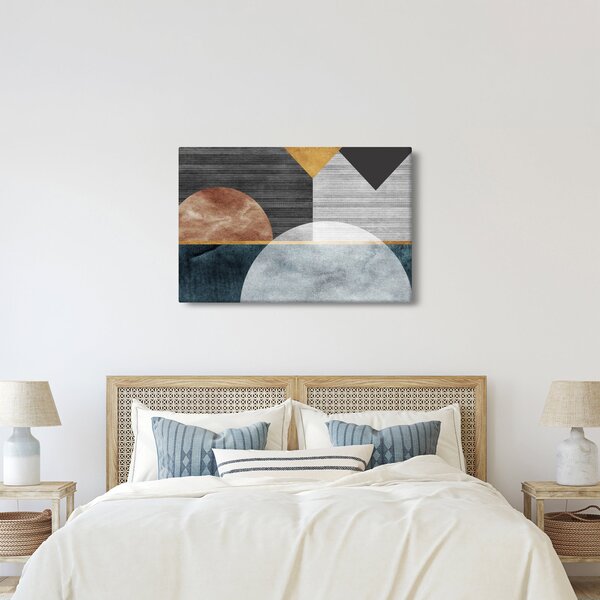 Slika - Oblici i teksture (90x60 cm)