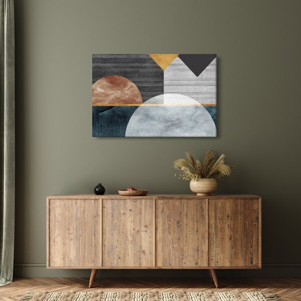 Slika - Oblici i teksture (90x60 cm)