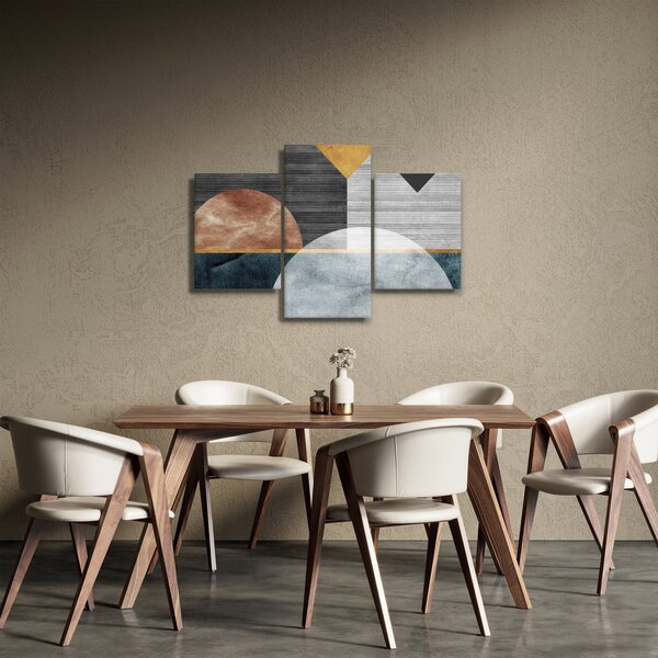 Slika - Oblici i teksture (90x60 cm)