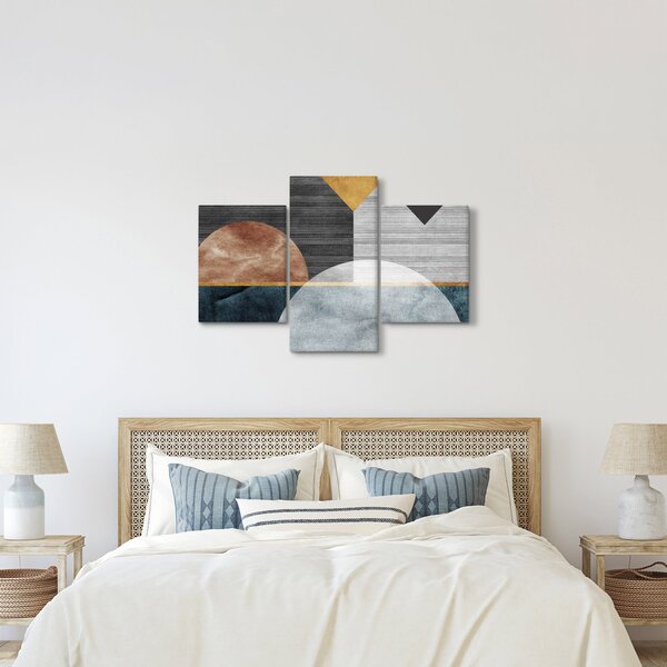 Slika - Oblici i teksture (90x60 cm)