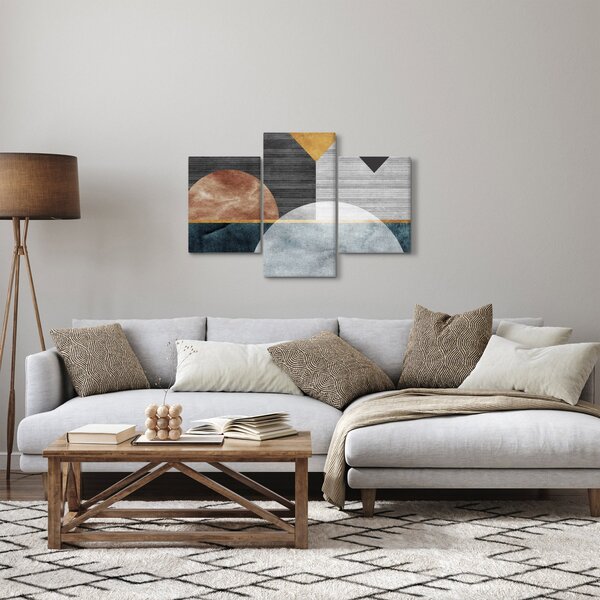 Slika - Oblici i teksture (90x60 cm)