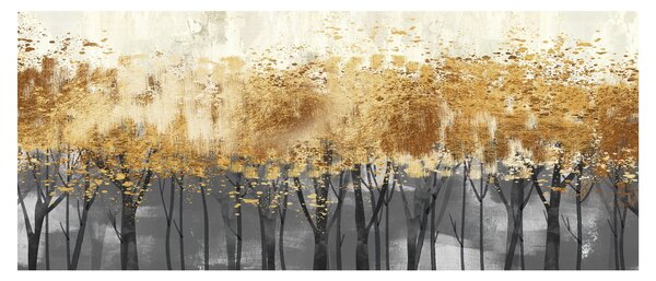 Slika - Zlatna stabla (120x50 cm)