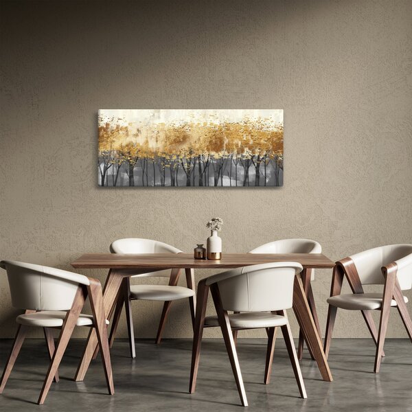 Slika - Zlatna stabla (120x50 cm)