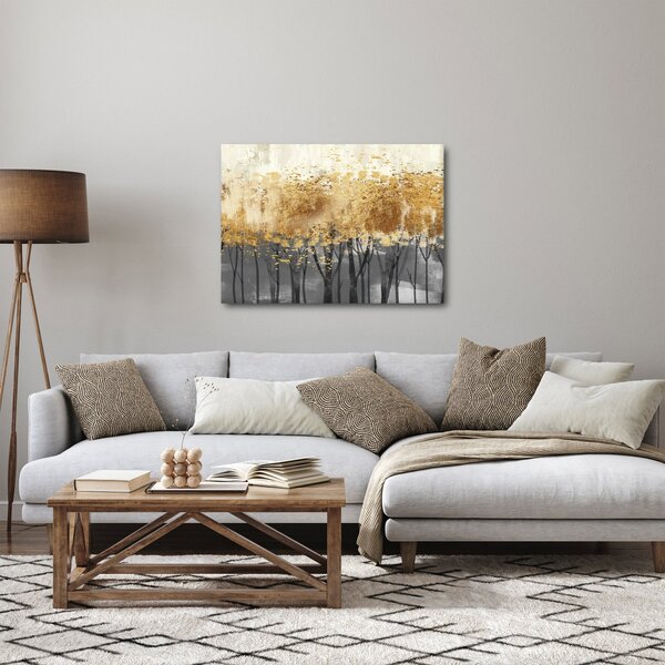 Slika - Zlatna stabla (70x50 cm)