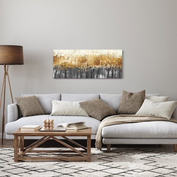 Slika - Zlatna stabla (120x50 cm)