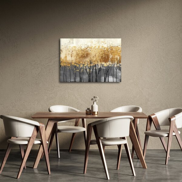 Slika - Zlatna stabla (70x50 cm)