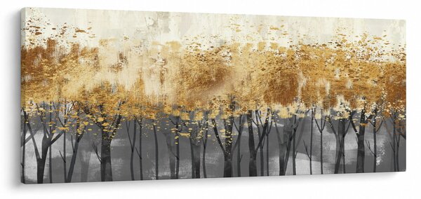Slika - Zlatna stabla (120x50 cm)