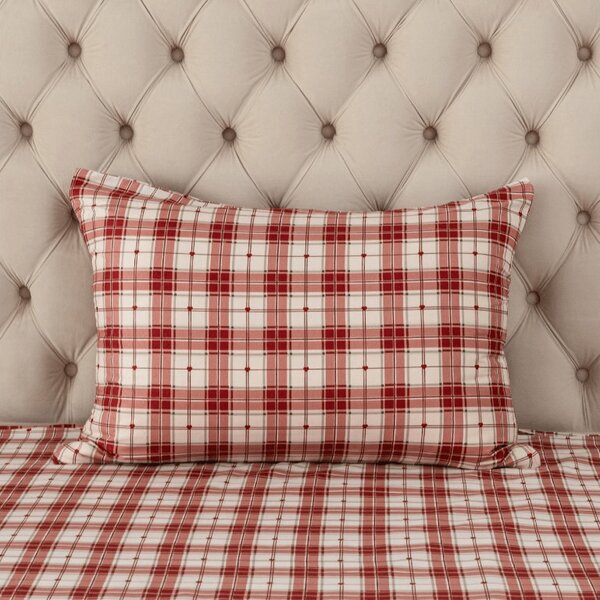 Jastučnica od mikrovlakana TARTAN HEART 50x70 cm, šarena