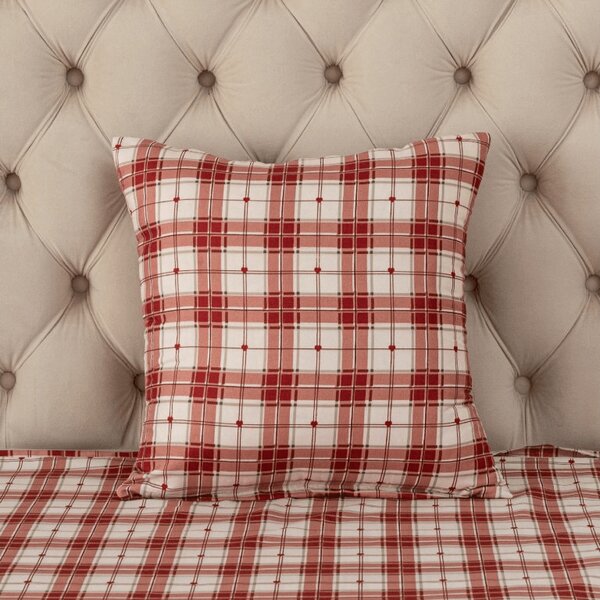 Jastučnica od mikrovlakana TARTAN HEART 45x45 cm, šarena