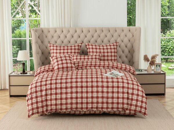 Posteljina od mikrovlakana TARTAN HEART šarena Dimenzije posteljine: 70 x 90 cm | 140 x 200 cm