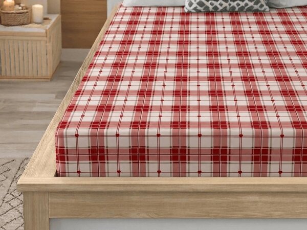 Plahta od mikrovlakana TARTAN SRCE šarena 90x200 cm
