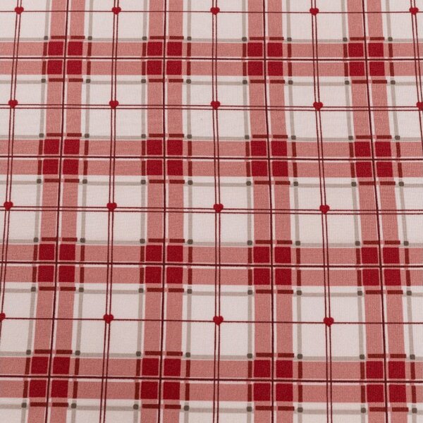 Plahta od mikrovlakana TARTAN SRCE šarena 90x200 cm