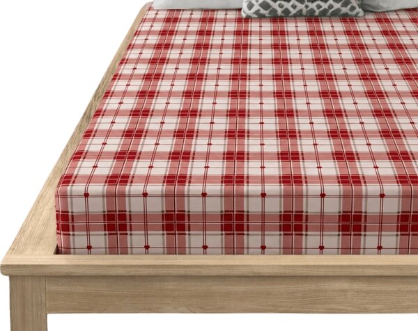 Plahta od mikrovlakana TARTAN SRCE šarena 90x200 cm