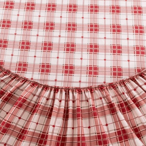 Plahta od mikrovlakana TARTAN SRCE šarena 90x200 cm