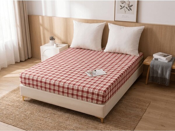 Plahta od mikrovlakana TARTAN SRCE šarena 90x200 cm