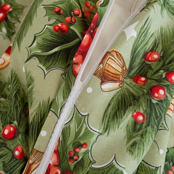 Posteljina od mikrovlakana CHRISTMAS PRESENTS zelena Dimenzije posteljine: 70 x 90 cm | 140 x 200 cm