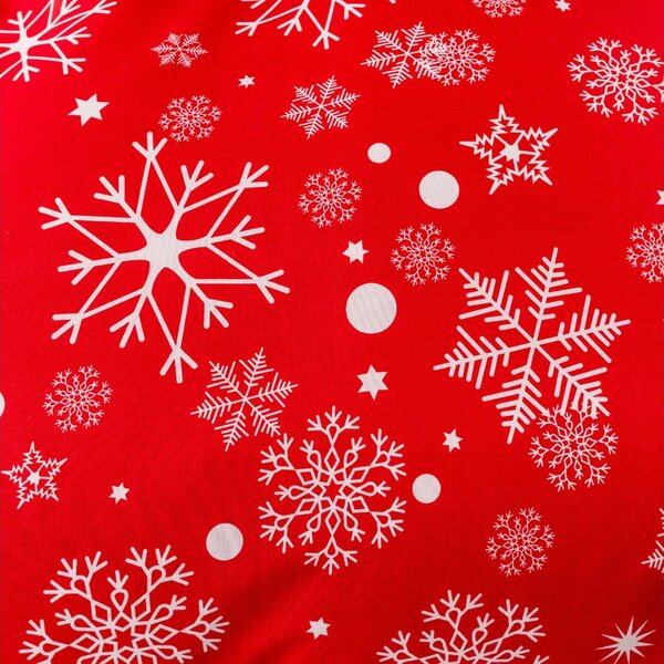 Posteljina od mikrovlakana SNOWFALL crvena Dimenzije posteljine: 70 x 90 cm | 140 x 200 cm