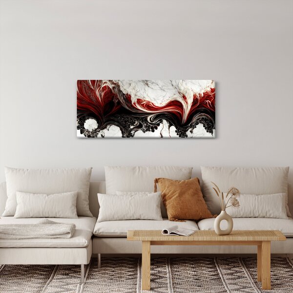 Slika - Mramorirana apstrakcija (120x50 cm)