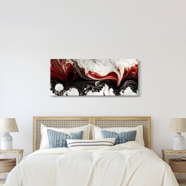 Slika - Mramorirana apstrakcija (120x50 cm)