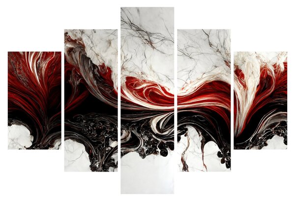 Slika - Mramorirana apstrakcija (150x105 cm)