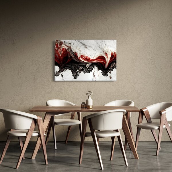 Slika - Mramorirana apstrakcija (90x60 cm)