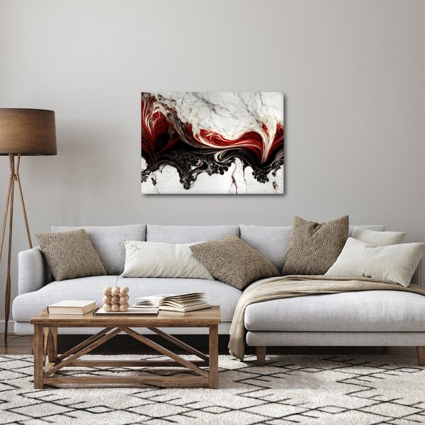 Slika - Mramorirana apstrakcija (70x50 cm)