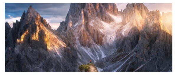 Slika - Planinska panorama (120x50 cm)
