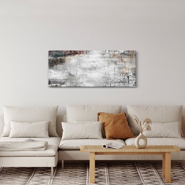 Slika - Apstraktno teksturirano platno (120x50 cm)