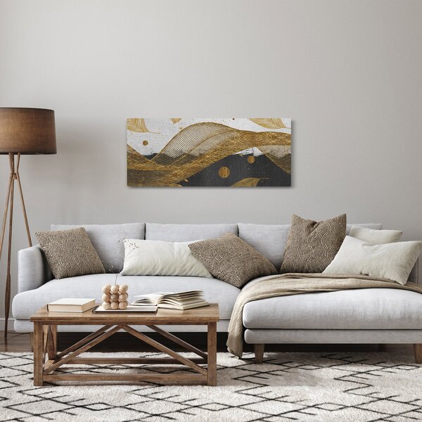 Slika - Zlatno perje (120x50 cm)