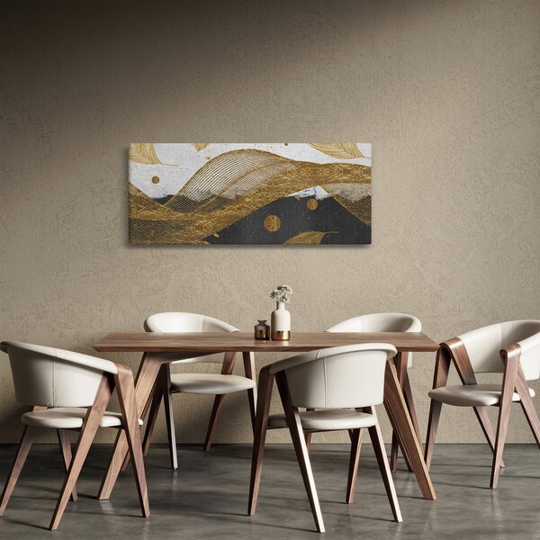 Slika - Zlatno perje (120x50 cm)